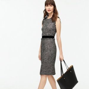 J. Crew Tweed Sheath Dress with Pockets